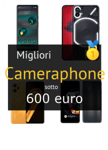 Migliori cameraphone sotto 600 €