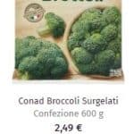 Broccoli surgelati Conad: prezzo volantino e guida all' acquisto