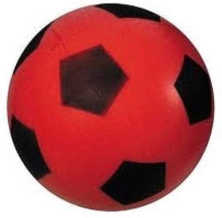 12 cm Colore: Giallo Pallone da Calcio in Spugna Morbida Only Cricket 