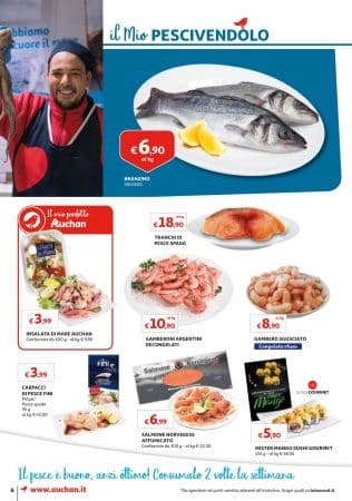 salmone surgelato Auchan