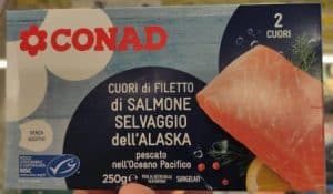 salmone surgelato Conad