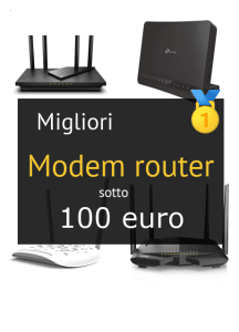 Migliori modem router sotto 100 €