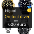 Migliori orologi diver sotto 600 €