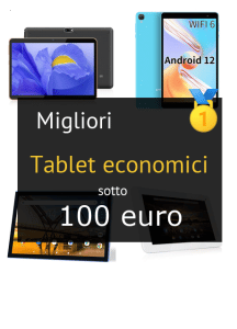 Migliori tablet economici sotto 100 €