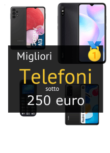 Migliori telefoni sotto 250 €